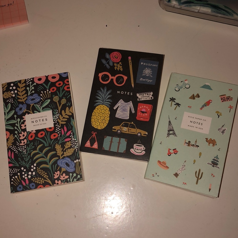 Rifle paper co mini notebooks bundle ✨